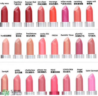 mac唇膏色号 mac唇膏试色